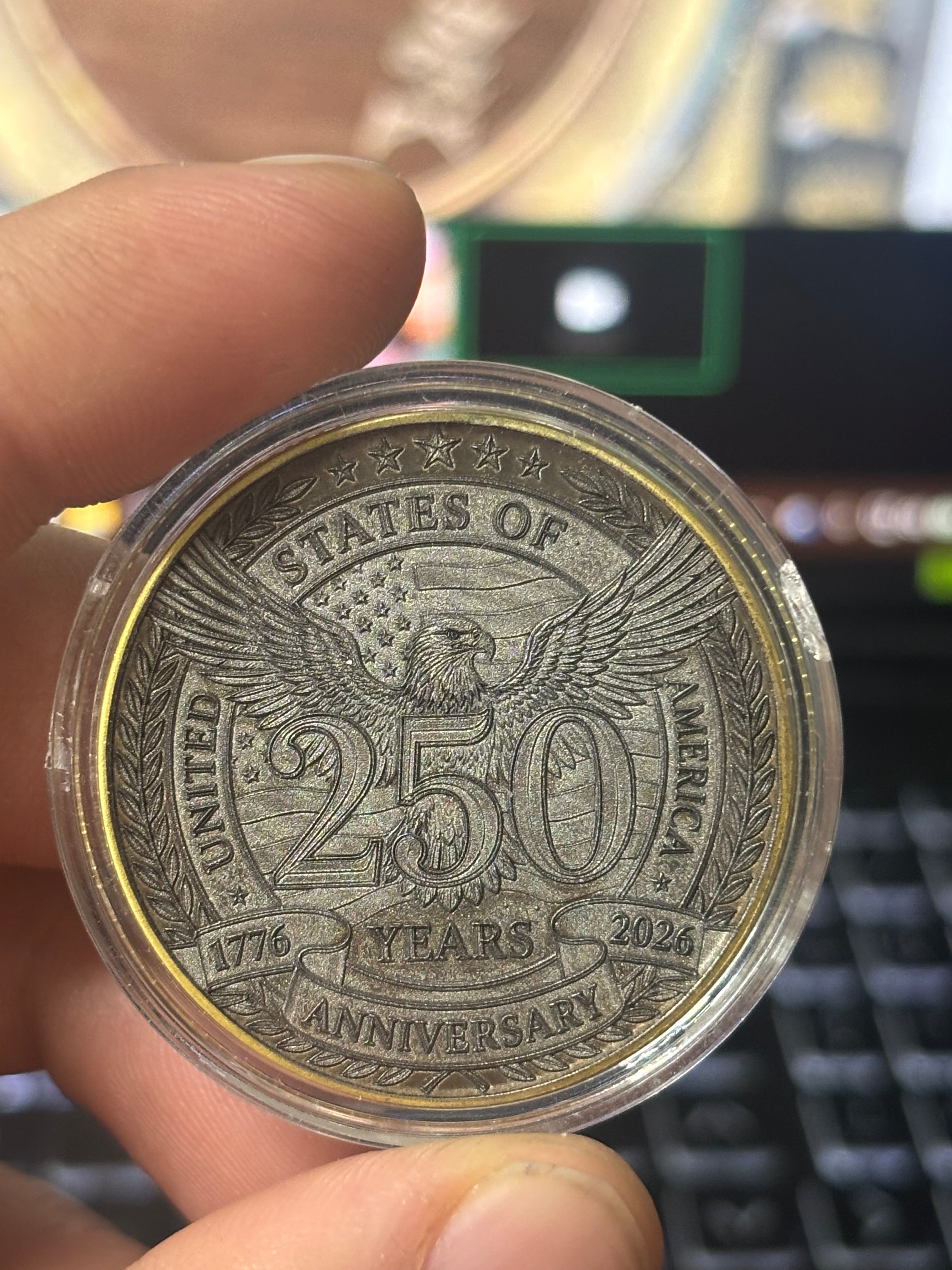 laser engraved coin