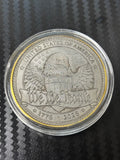 laser engraved coin