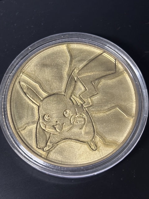 laser engraved brass coin